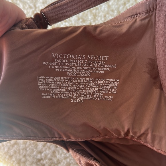 Victorias Secret Padded Perfect Coverage Bra - Picture 9 of 9